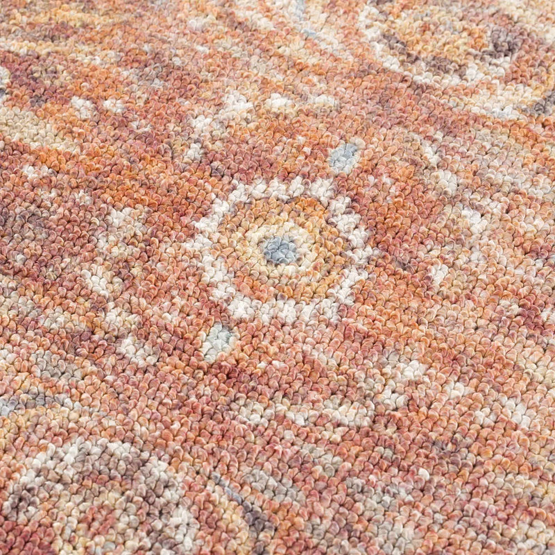 Anshu Peach Washable Area Rug by Hauteloom