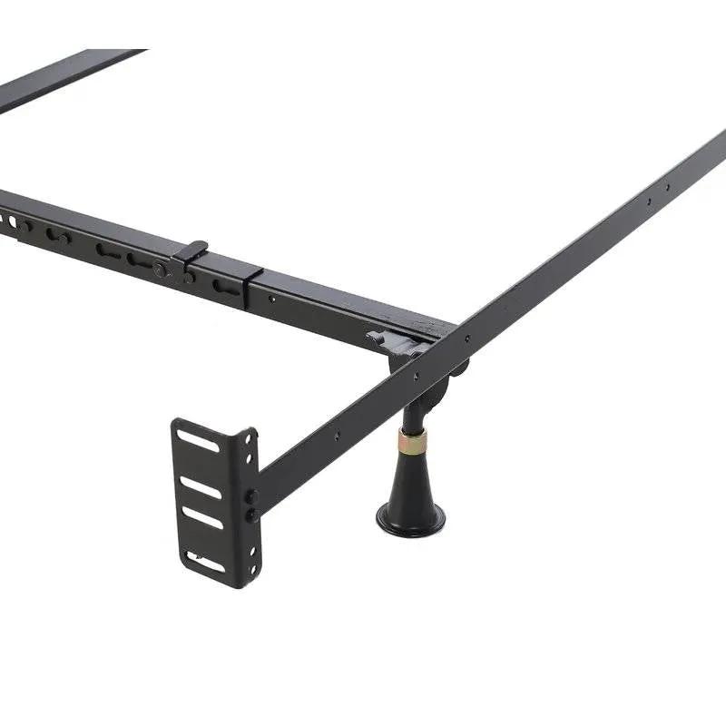 California King Steel Metal Bed Frame with Headboard and Footboard Brackets by HomePacific