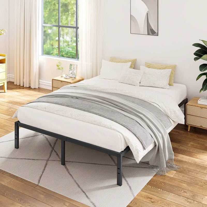 Cal King 16-inch Heavy Duty Metal Bed Frame with 3,500 lbs Weight Capacity by HomePacific