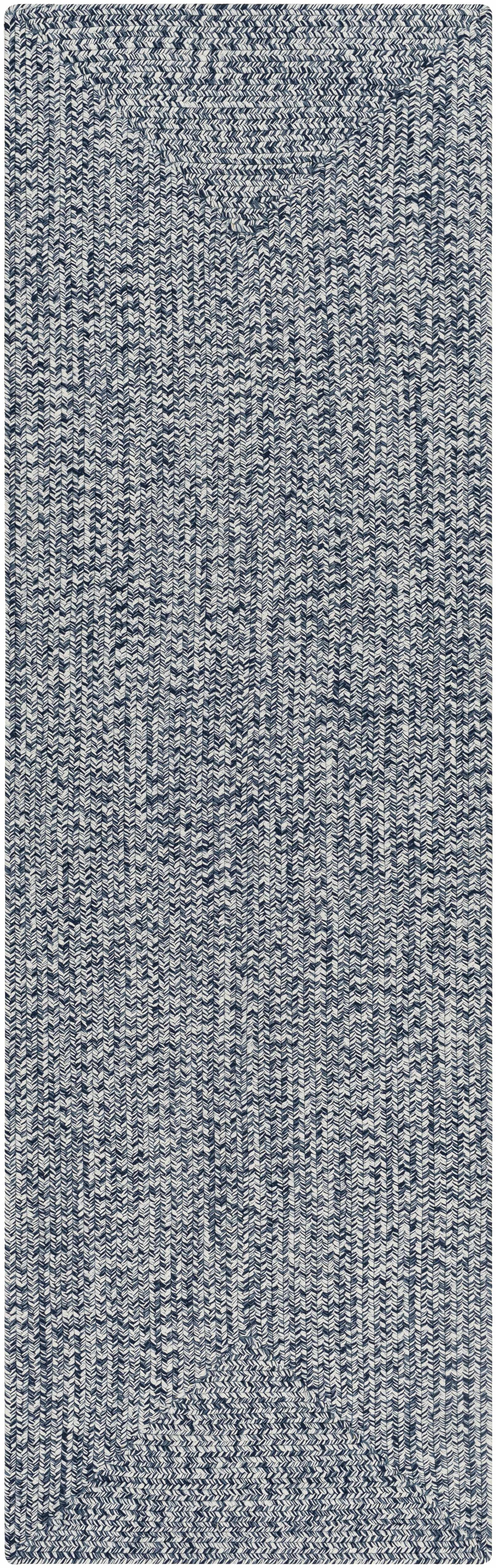 Blue Braided Faux Jute Outdoor Rug by Boutique Rugs