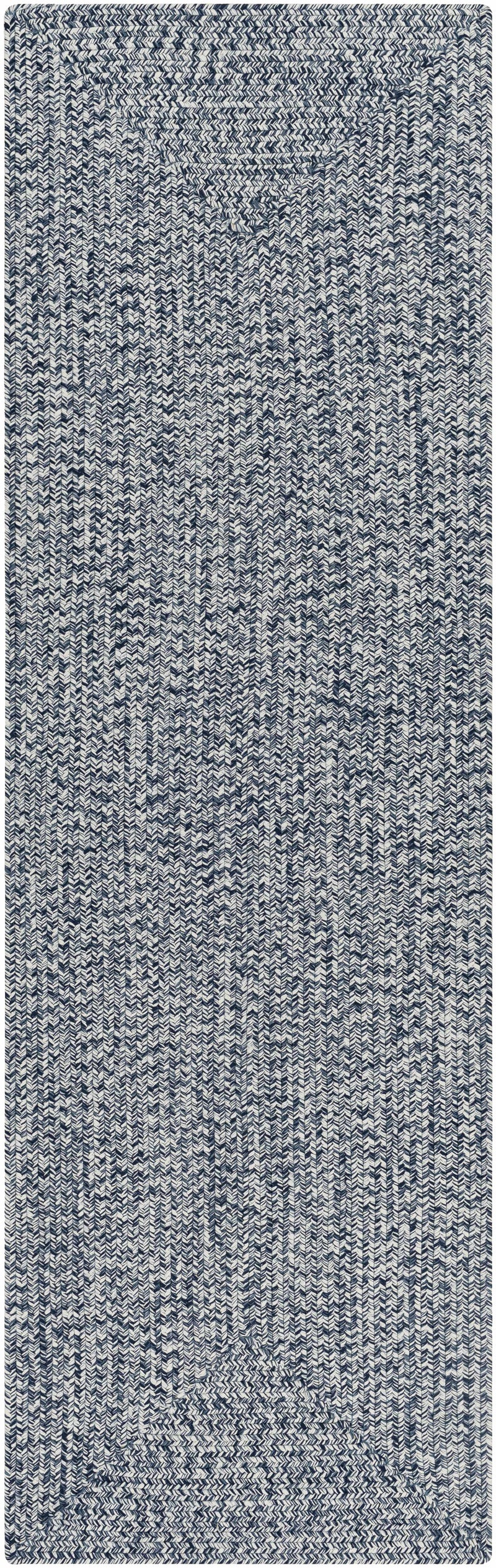 Blue Braided Faux Jute Outdoor Rug by Boutique Rugs
