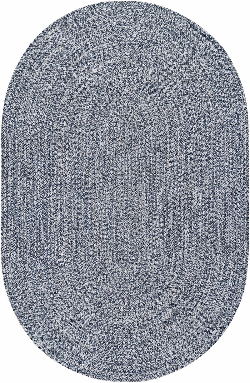 Blue Braided Faux Jute Outdoor Rug by Boutique Rugs