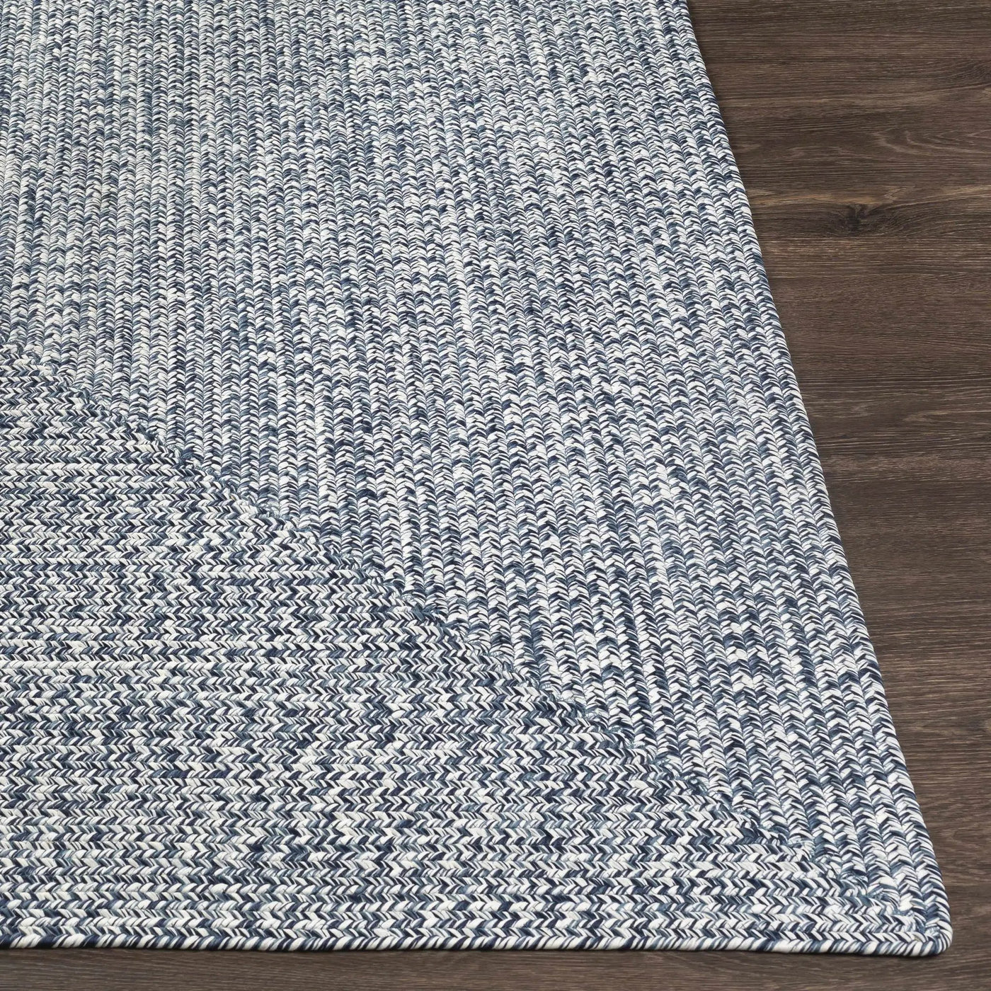 Blue Braided Faux Jute Outdoor Rug by Boutique Rugs