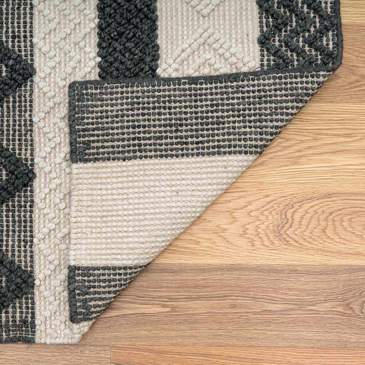 Whittington Black&White Wool Rug - Clearance, photo 6 of 9