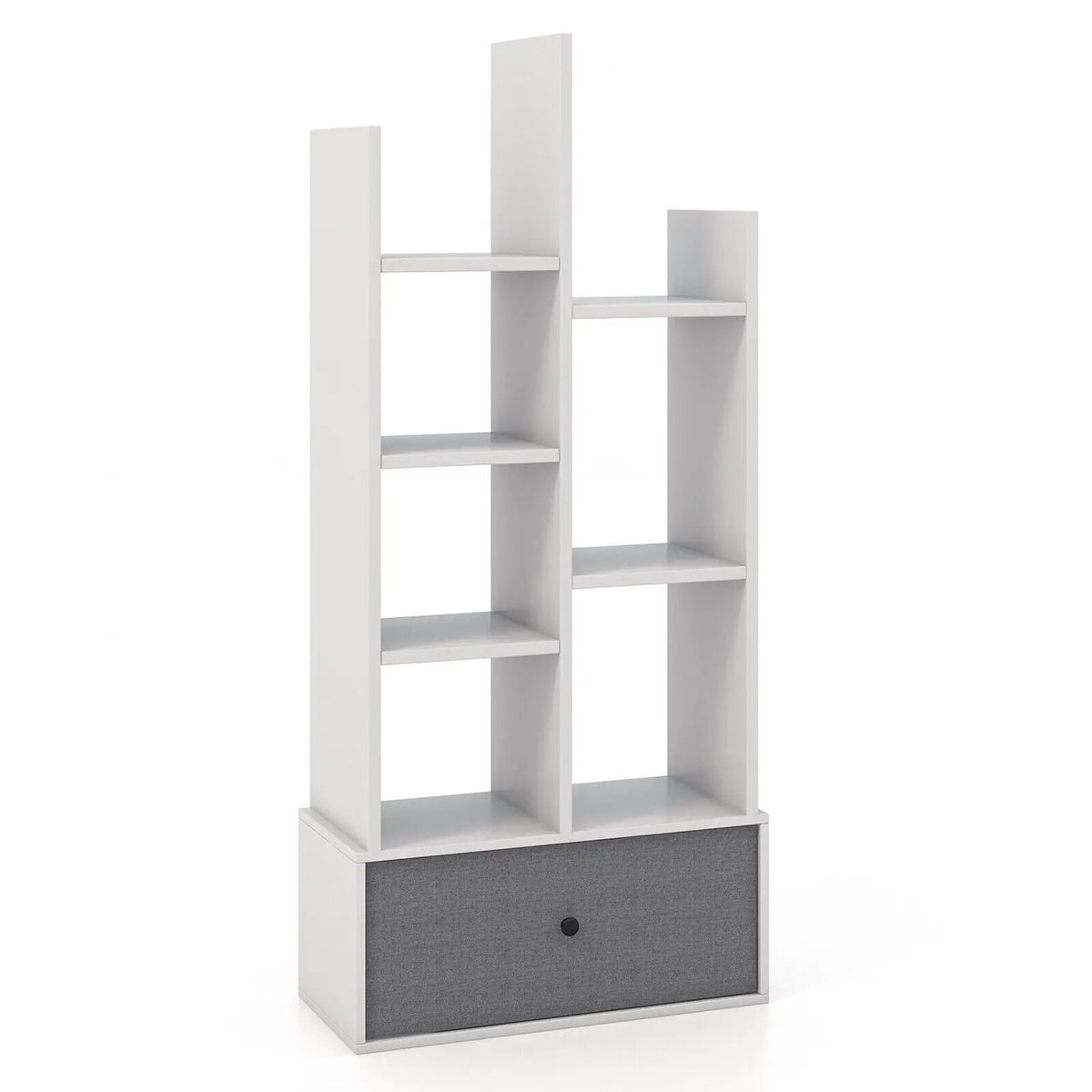 7-Tier Open-Back Bookshelf with Drawer, photo 12 of 16