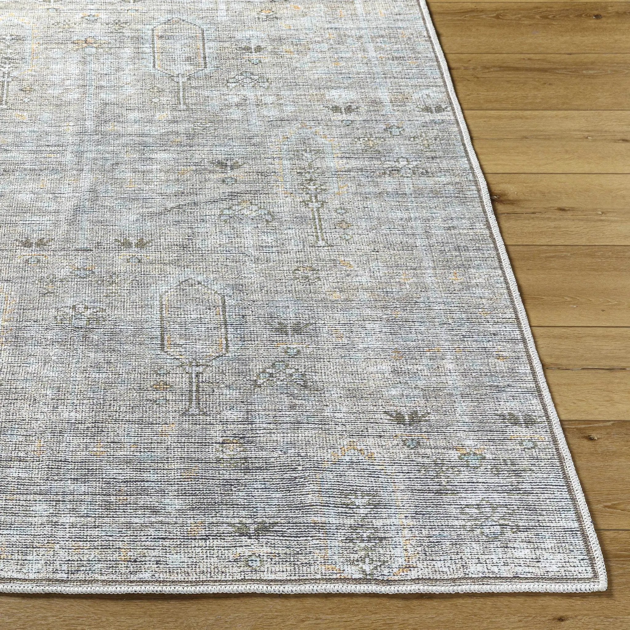 Darling Machine Woven Becki Owens x LIVABLISS BODA-2302 Washable Area Rug by Boutique Rugs