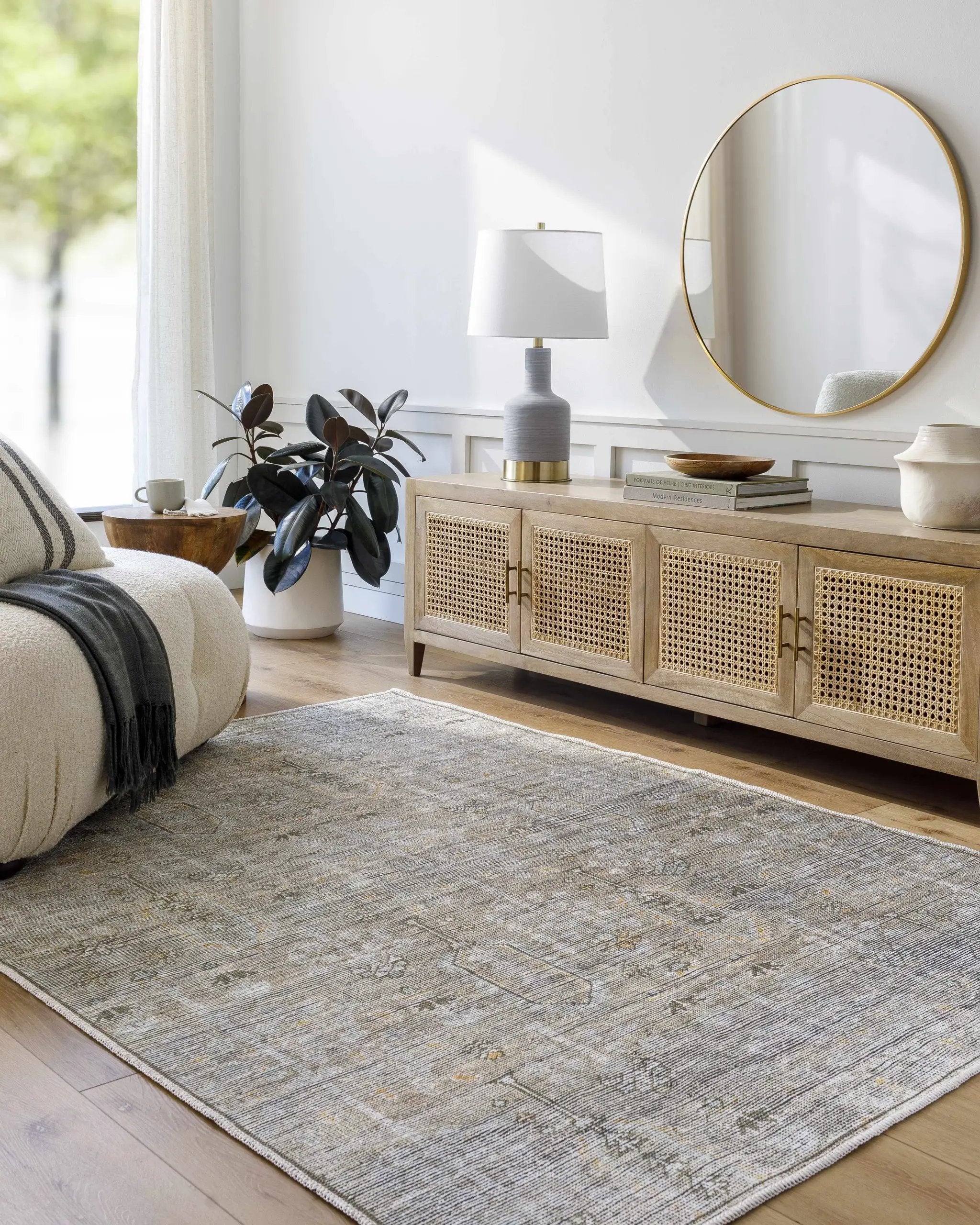 Darling Machine Woven Becki Owens x LIVABLISS BODA-2302 Washable Area Rug by Boutique Rugs