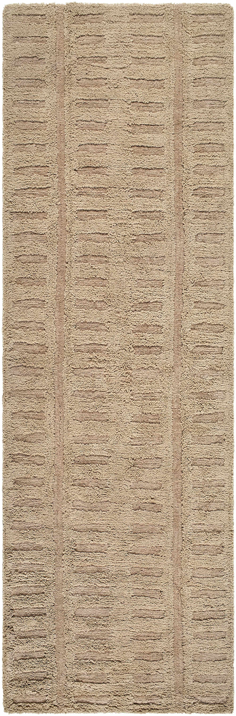 Washable Handmade Wool Rug - Brown - Clearance by Boutique Rugs
