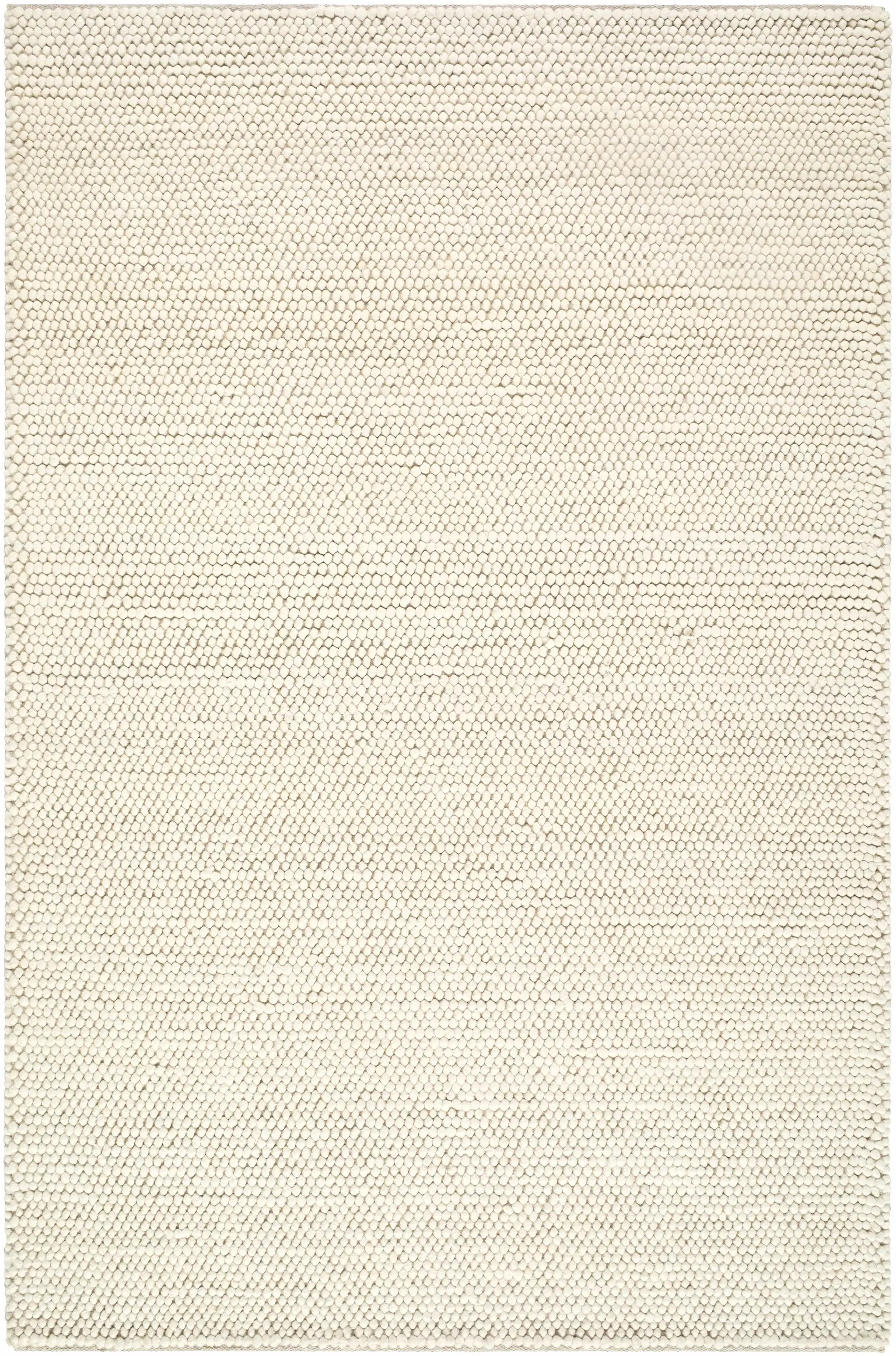 Clayne Beige Premium Wool Area Rug by Boutique Rugs