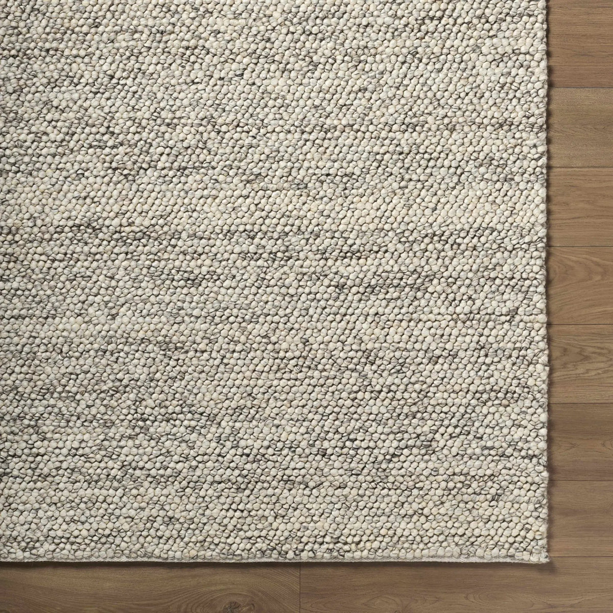 Clayne Beige & Charcoal Premium Wool Area Rug, photo 7 of 7