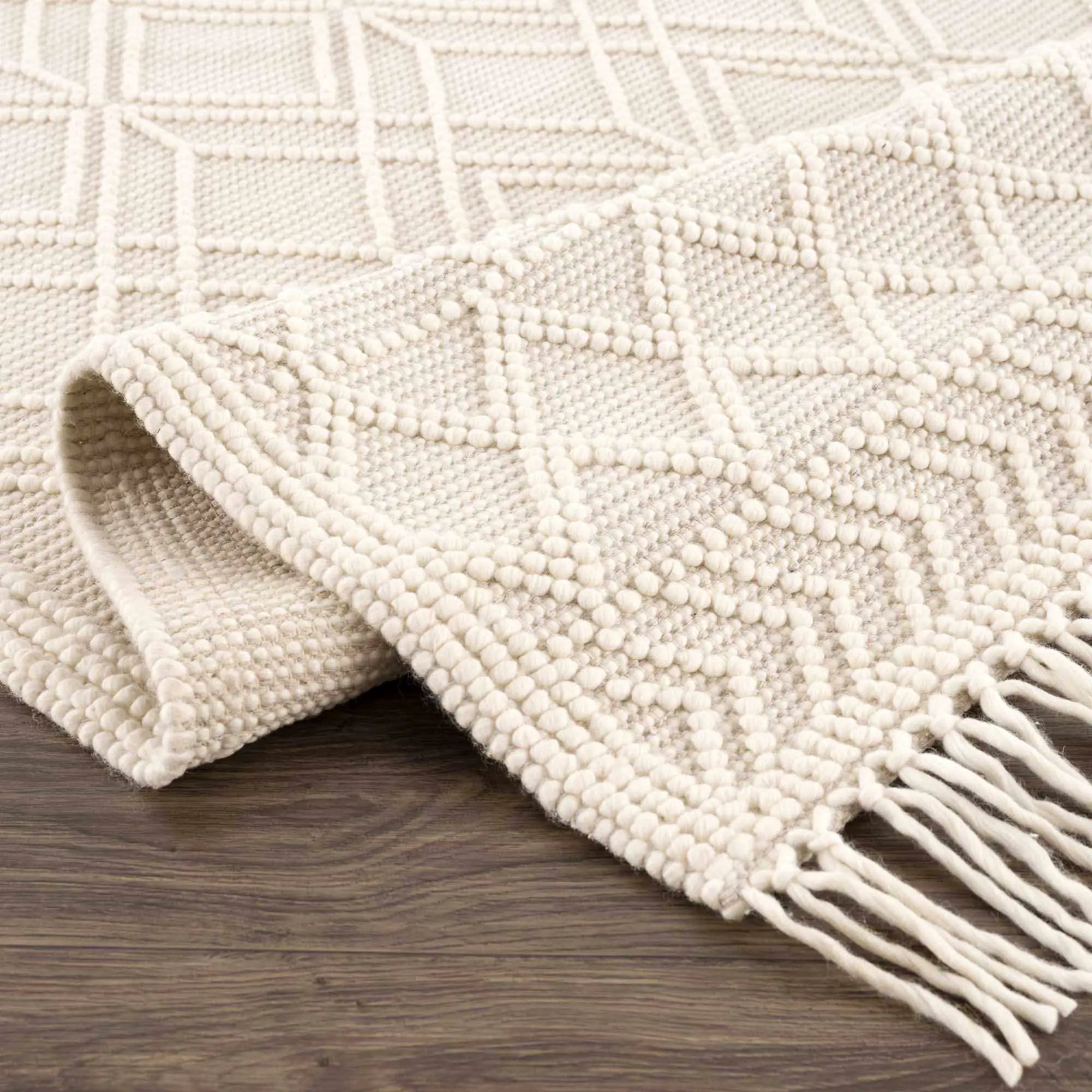 Ramsbury Beige Area Rug by Hauteloom
