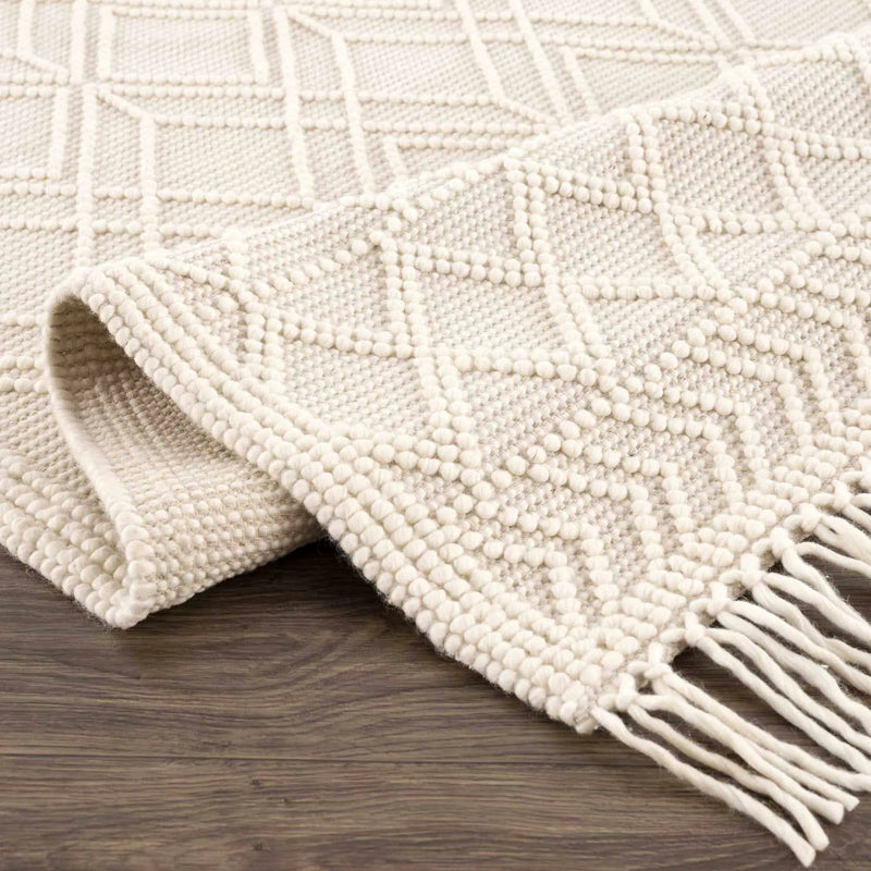 Ramsbury Beige Area Rug by Hauteloom
