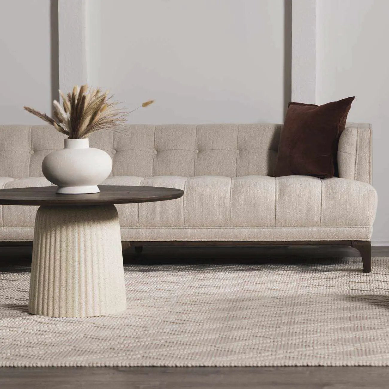Ramsbury Soft Pink Wool Rug - Clearance by Boutique Rugs