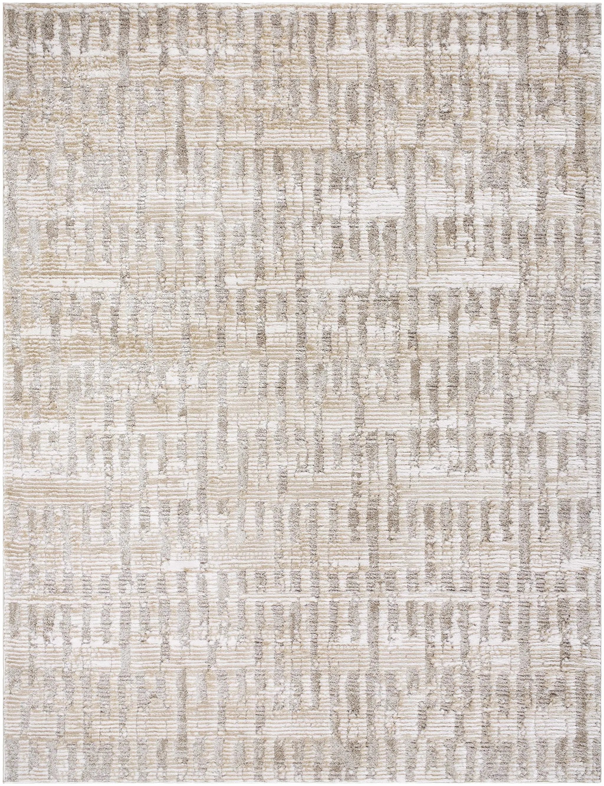 Chelle Beige Shag Area Rug - Clearance by Boutique Rugs