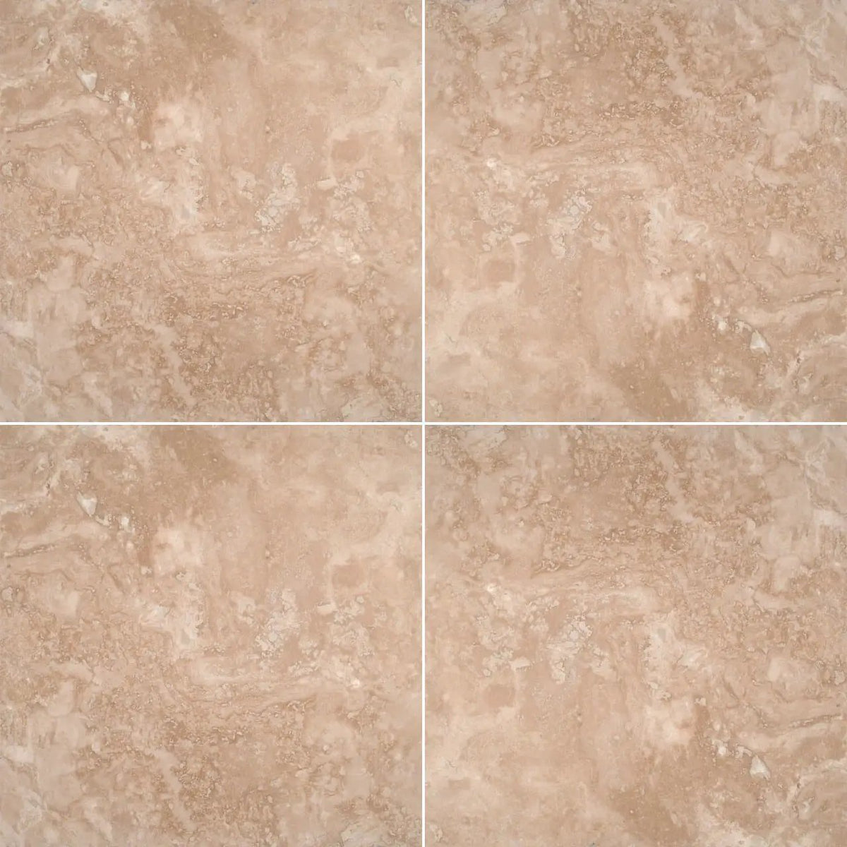 Durango Cream Beveled Travertine Tiles 12x12 by MSI Surfaces