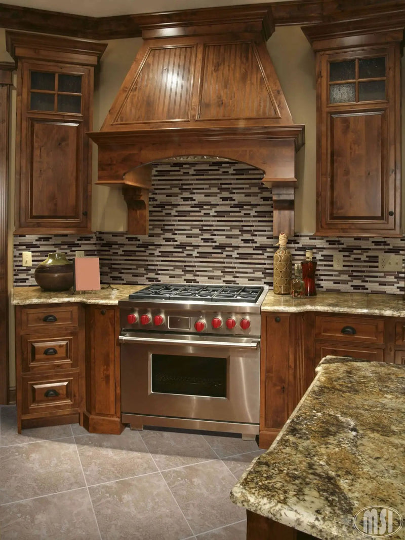 Durango Cream Split Face Travertine Pavers 6x12 by MSI Surfaces