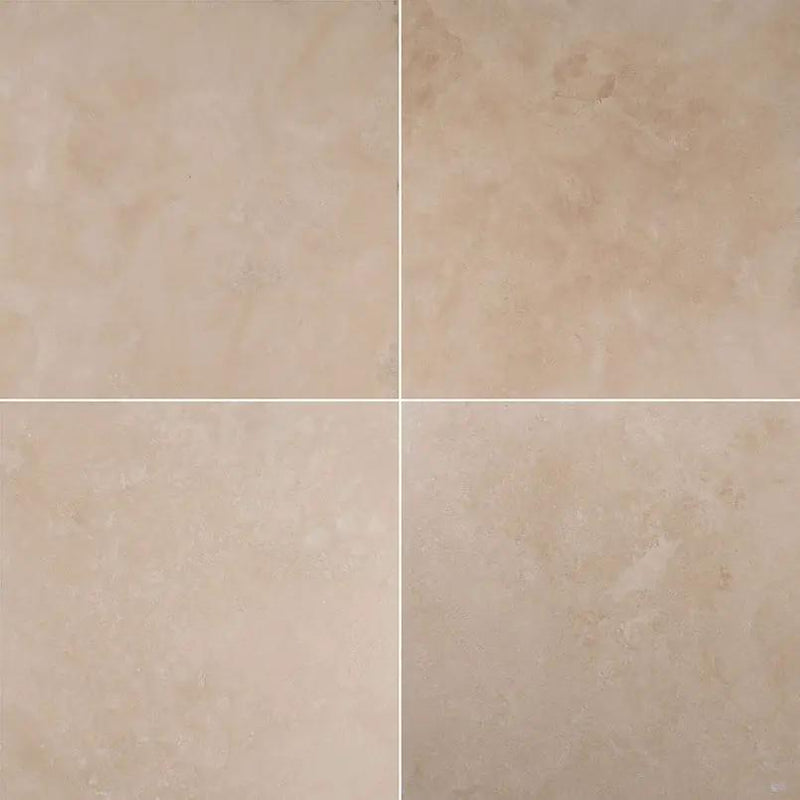 Durango Cream Honed Travertine Tiles 18x18 by MSI Surfaces
