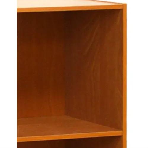 Modern 3-Shelf Bookcase in Light Cherry Wood Finish by HomePacific
