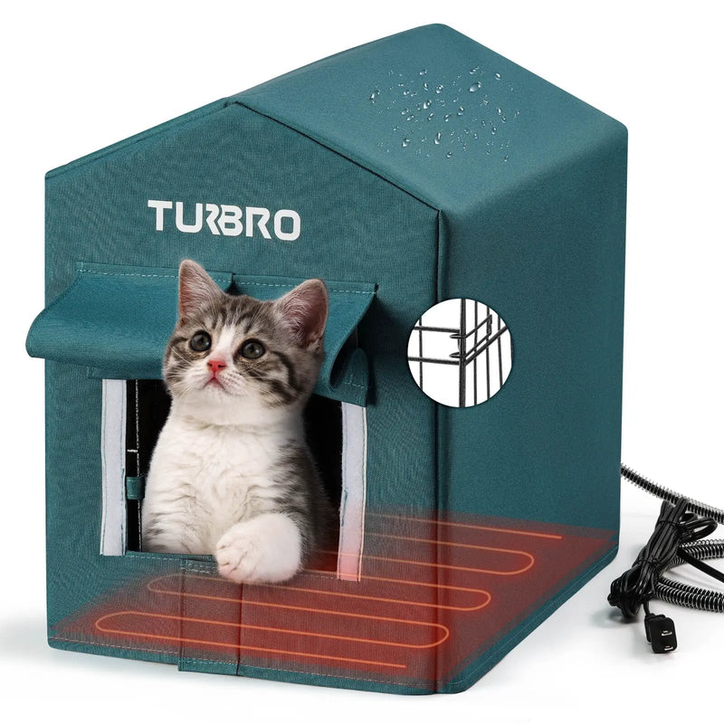 (Open Box) Neighborhood CH17A Heated Cat House by TURBRO