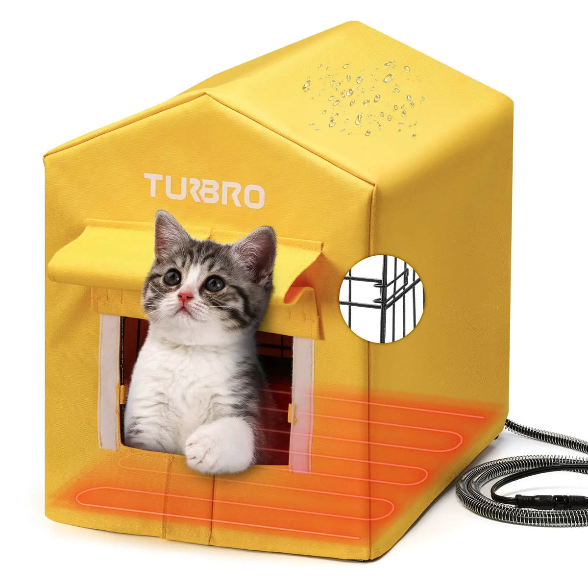 (Open Box) Neighborhood CH17A Heated Cat House by TURBRO