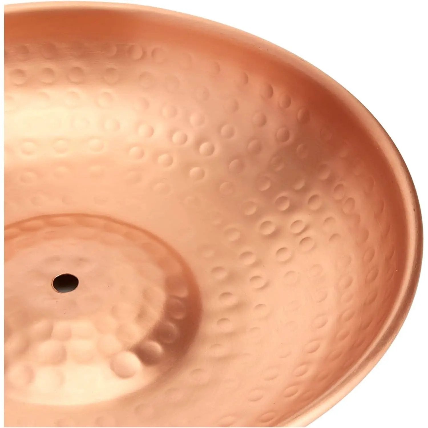 Premium Hand Hammered Copper Rain Chain Basin - 11-inch Diameter by HomePacific
