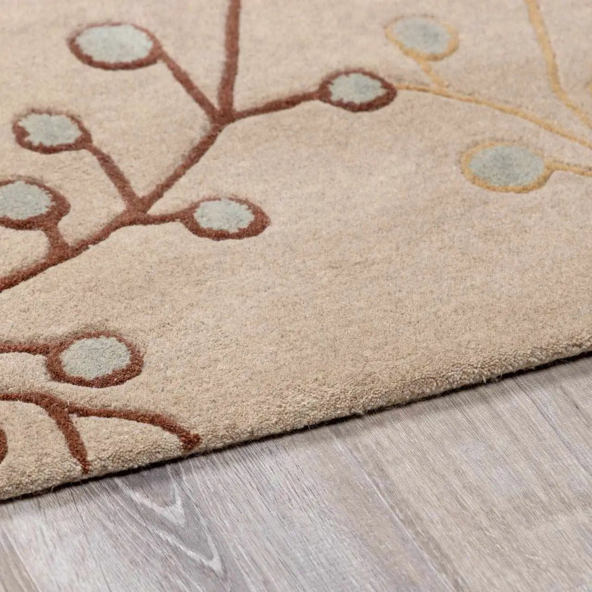 Elsu Beige&Gray Wool Rug, photo 15 of 15