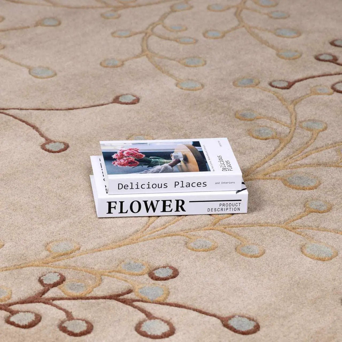 Elsu Beige&Gray Wool Rug, photo 8 of 15