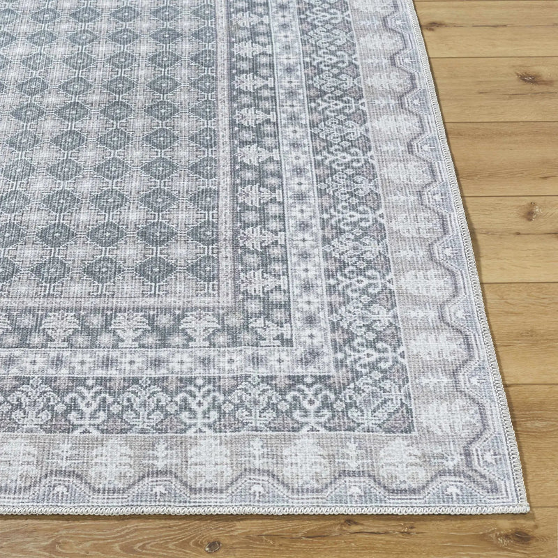 Rainier Gray Washable Rug | Our PNW Home X Livabliss by Boutique Rugs