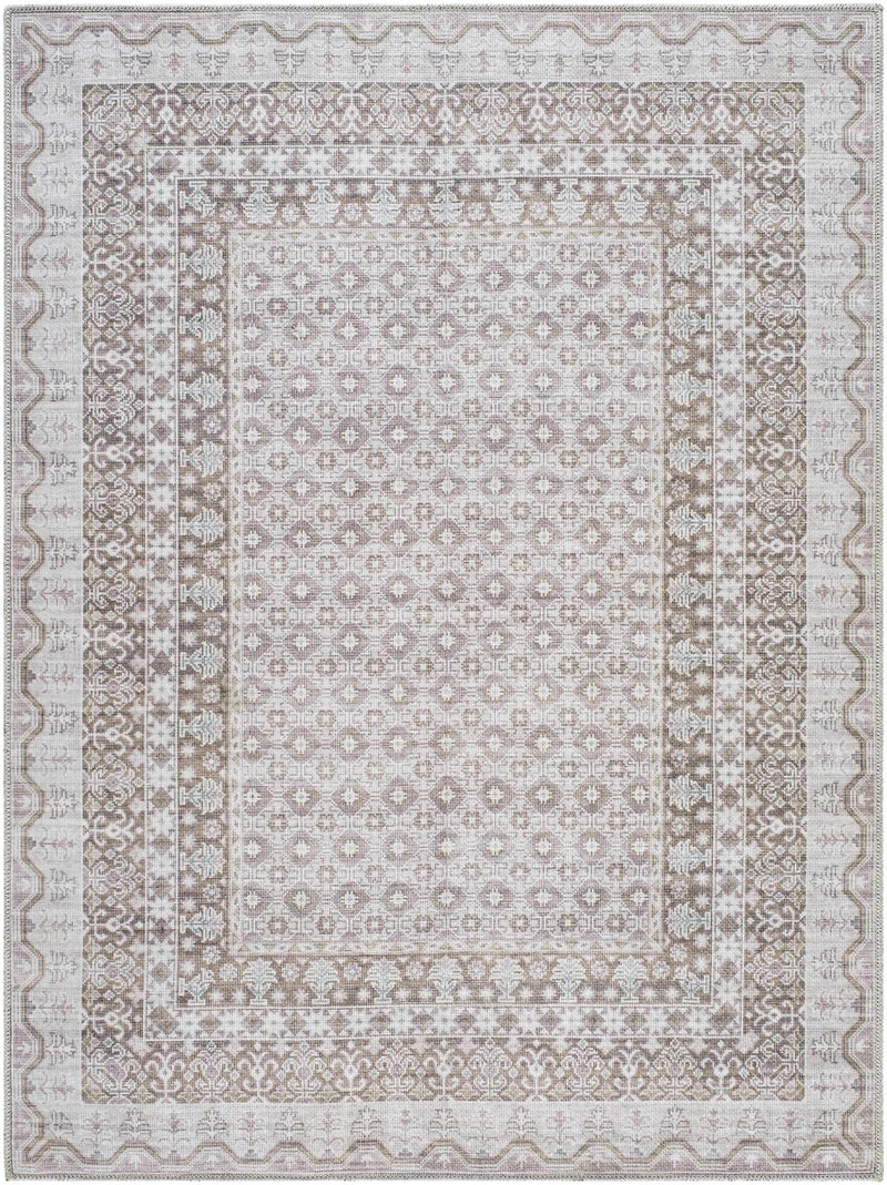 Rainier Brown Washable Rug | Our PNW Home X Livabliss by Boutique Rugs