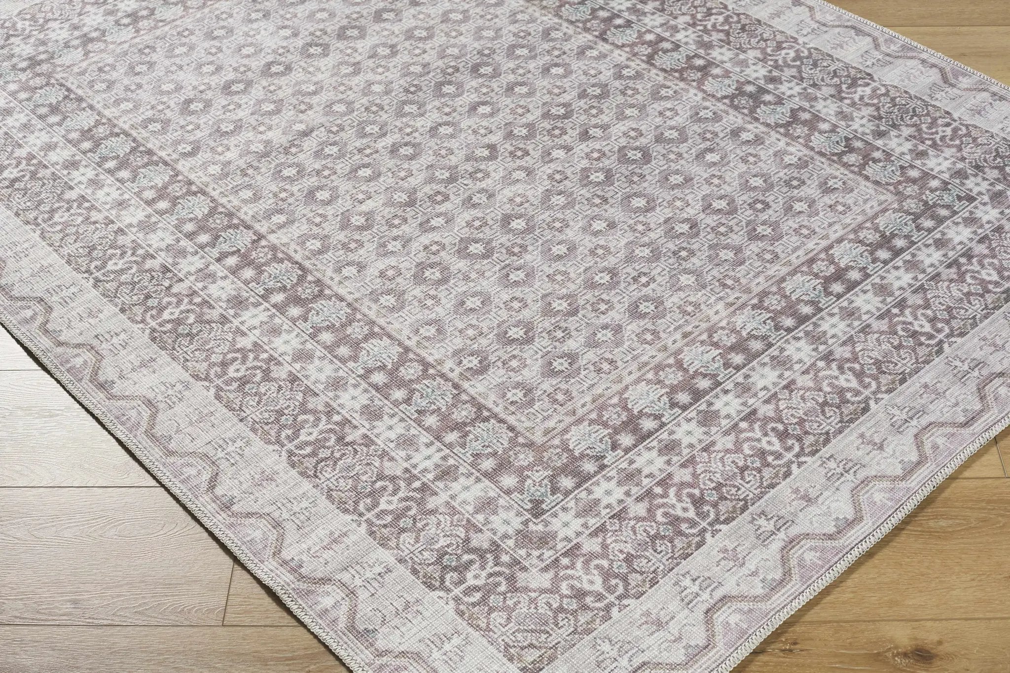 Rainier Brown Washable Rug | Our PNW Home X Livabliss by Boutique Rugs