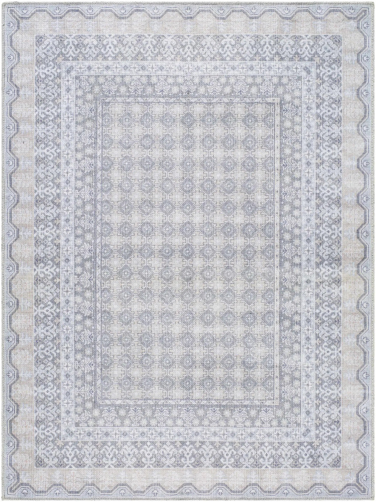 Rainier Blue Washable Rug | Our PNW Home X Livabliss