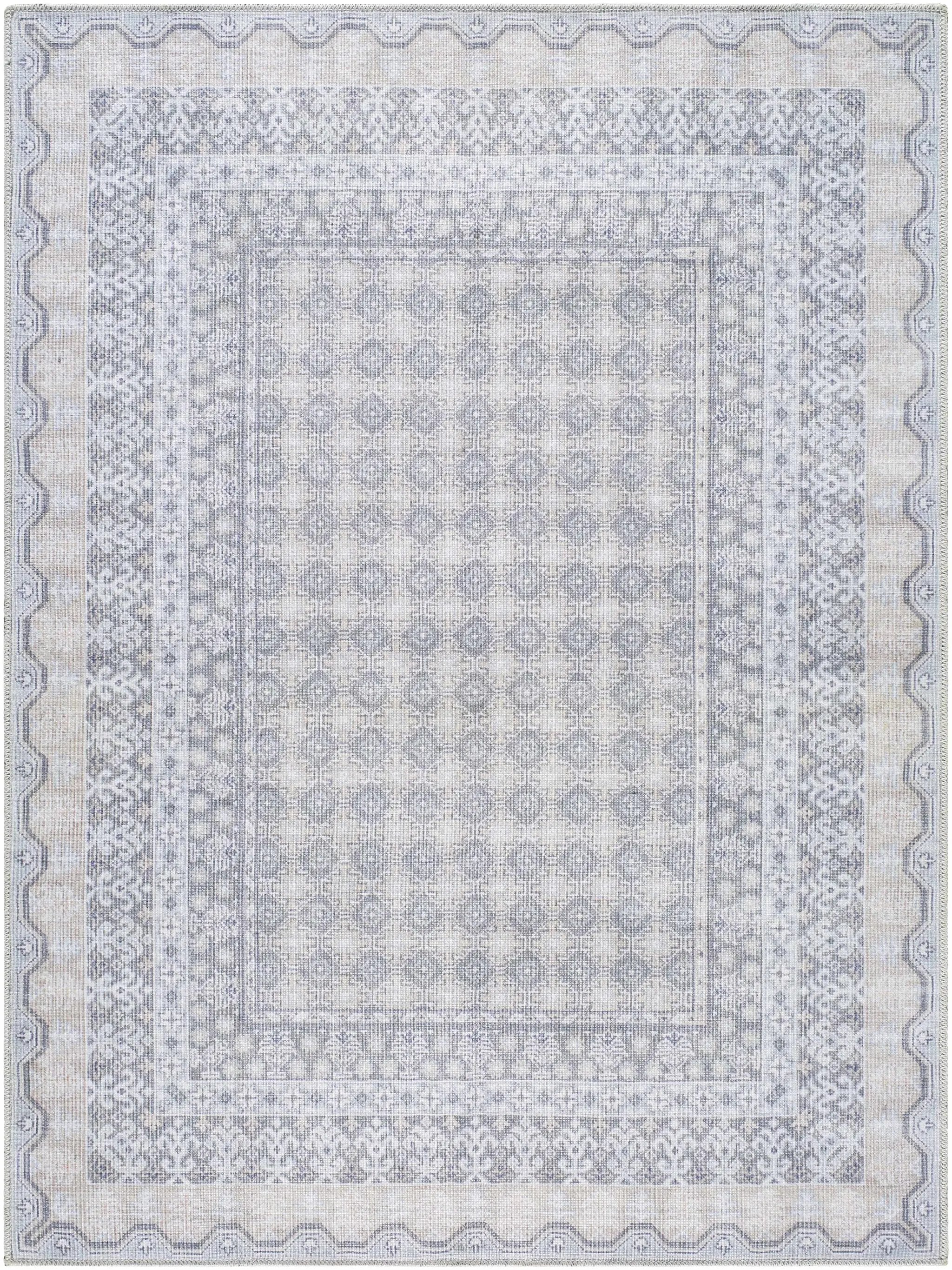 Rainier Blue Washable Rug | Our PNW Home X Livabliss by Boutique Rugs