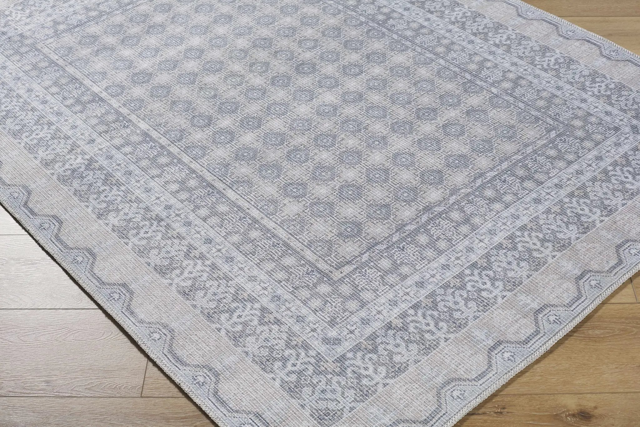 Rainier Blue Washable Rug | Our PNW Home X Livabliss by Boutique Rugs