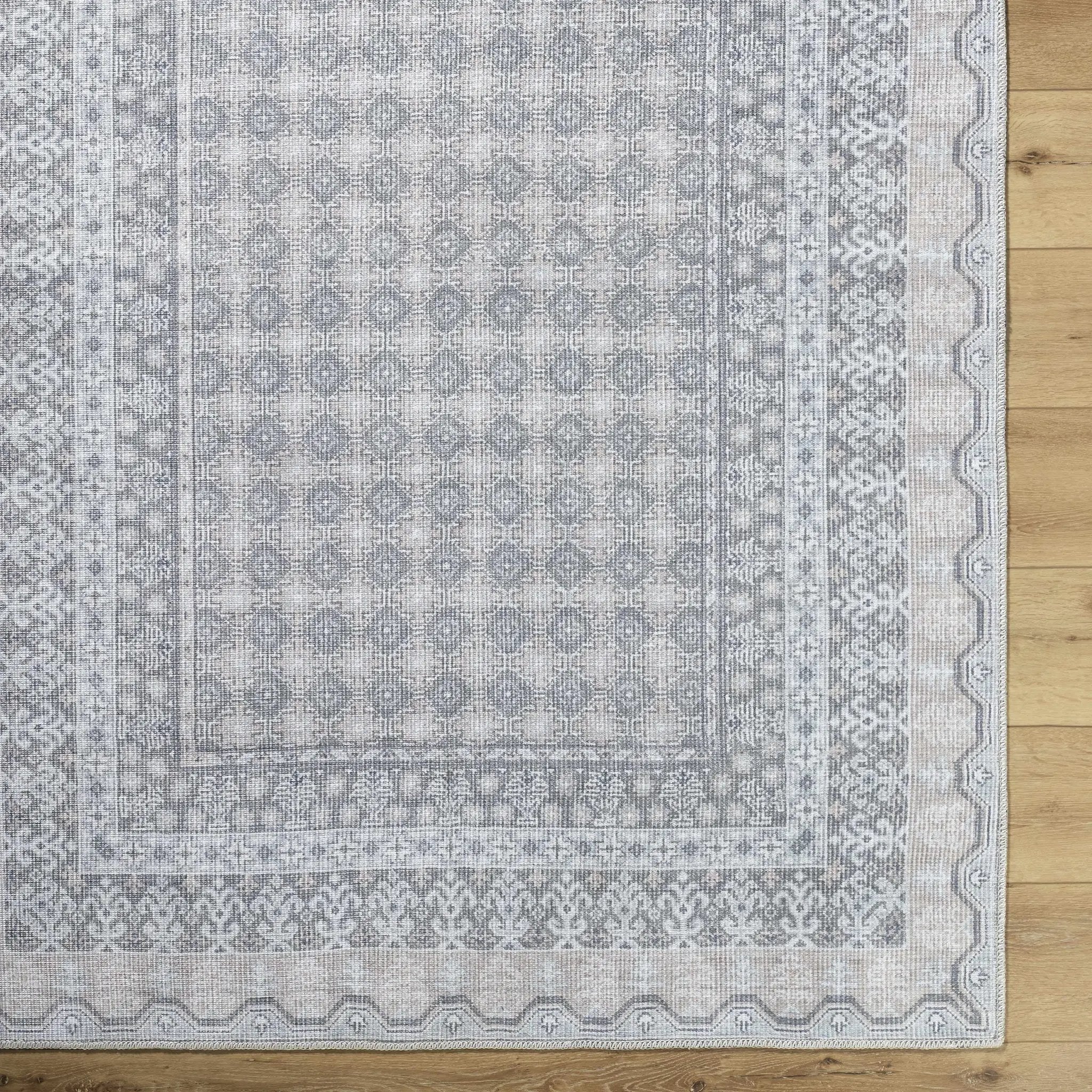 Rainier Blue Washable Rug | Our PNW Home X Livabliss by Boutique Rugs