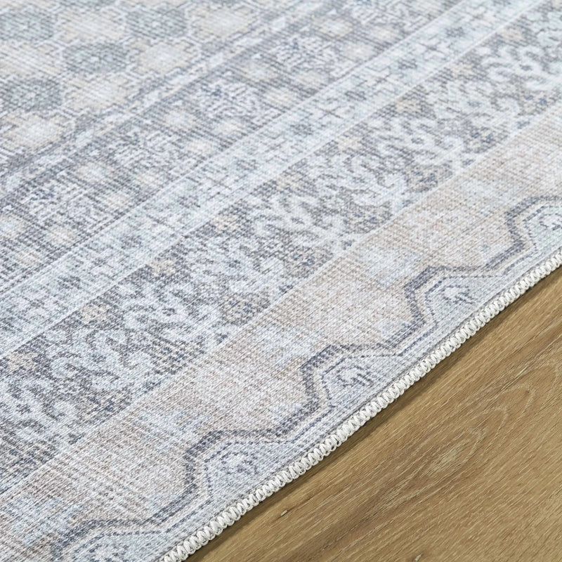 Rainier Blue Washable Rug | Our PNW Home X Livabliss by Boutique Rugs