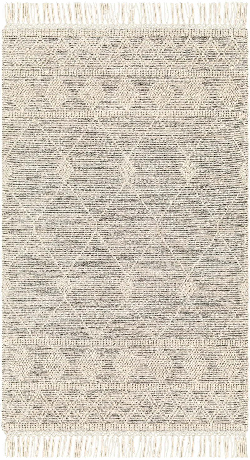 Hemingway Wool Rug with Tassels - Clearance by Boutique Rugs
