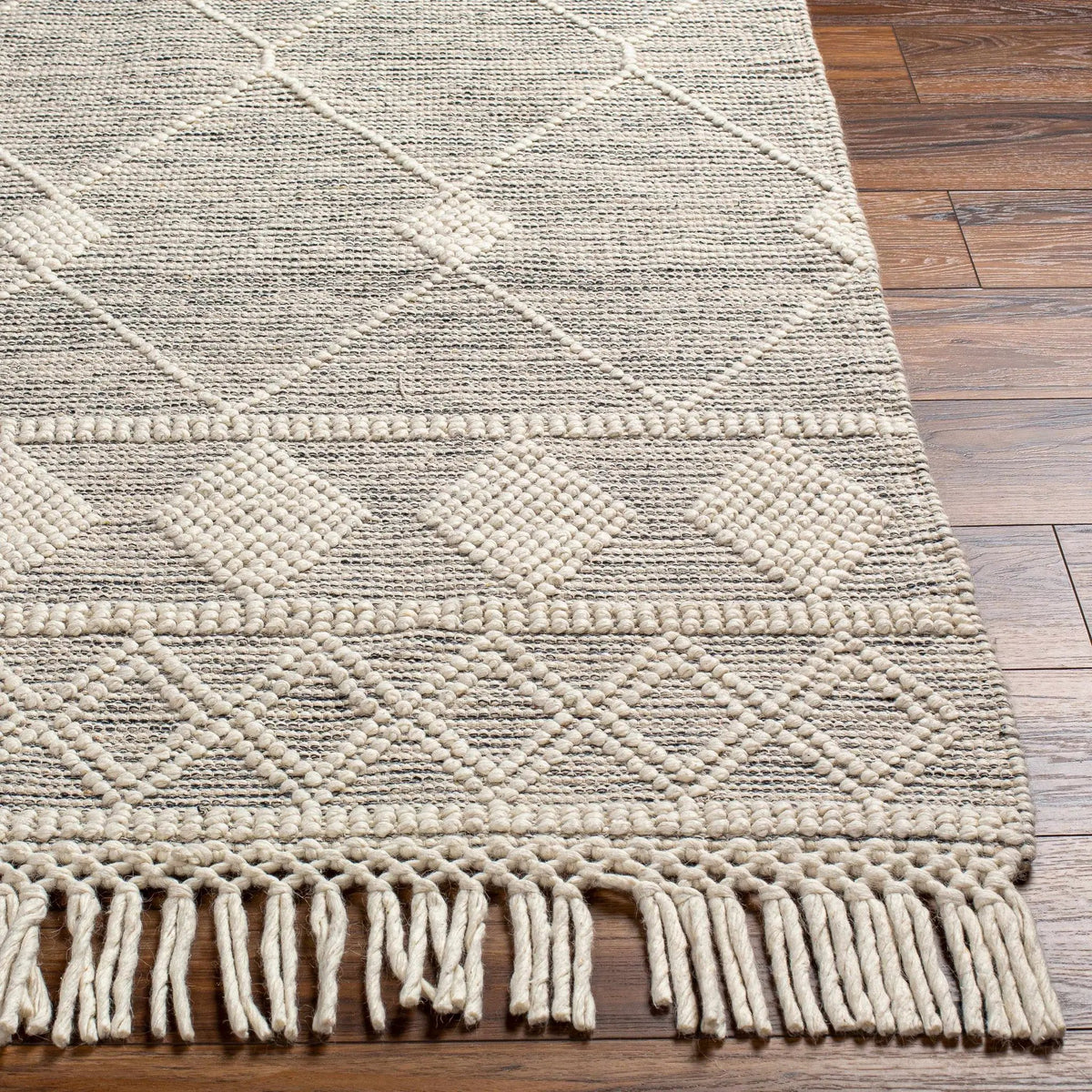 Hemingway Wool Rug with Tassels - Clearance, photo 6 of 9