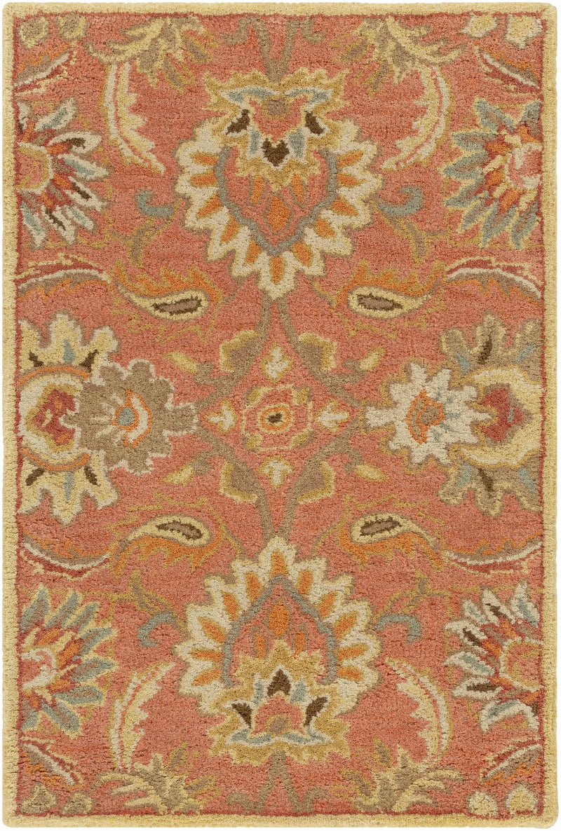 Chesterton Hand Tufted Orange 1112 Area Rug by Boutique Rugs