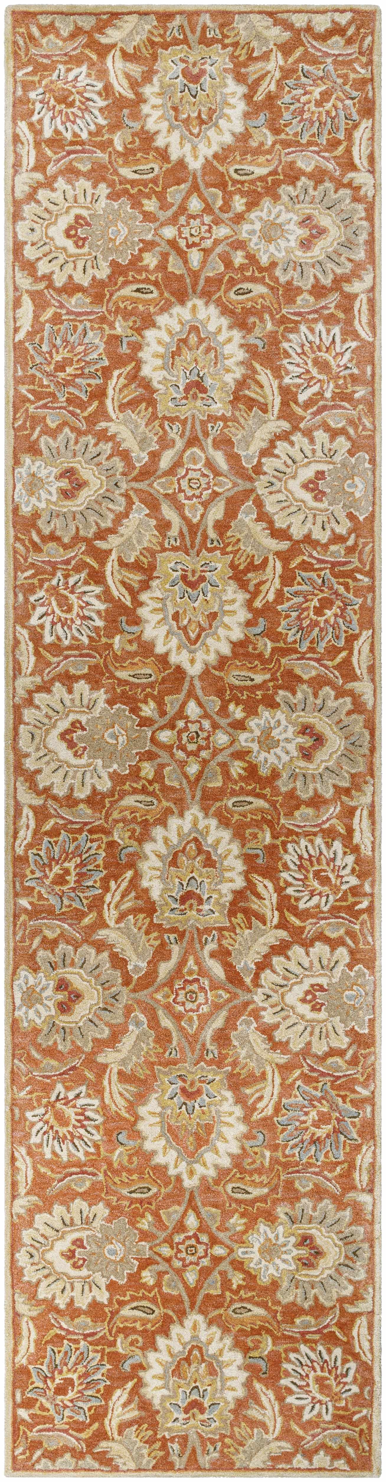 Chesterton Hand Tufted Orange 1112 Area Rug by Boutique Rugs
