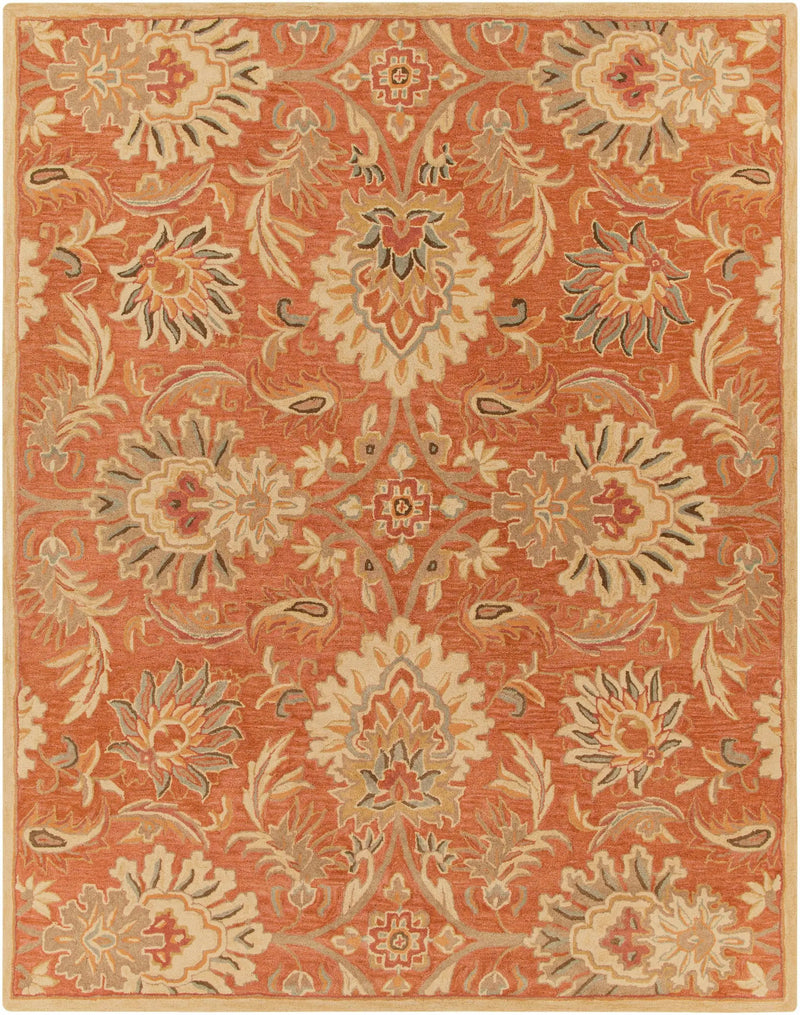 Chesterton Hand Tufted Orange 1112 Area Rug by Boutique Rugs