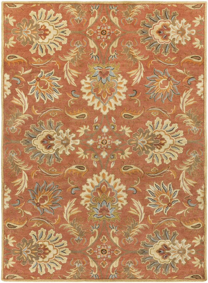 Chesterton Hand Tufted Orange 1112 Area Rug by Boutique Rugs