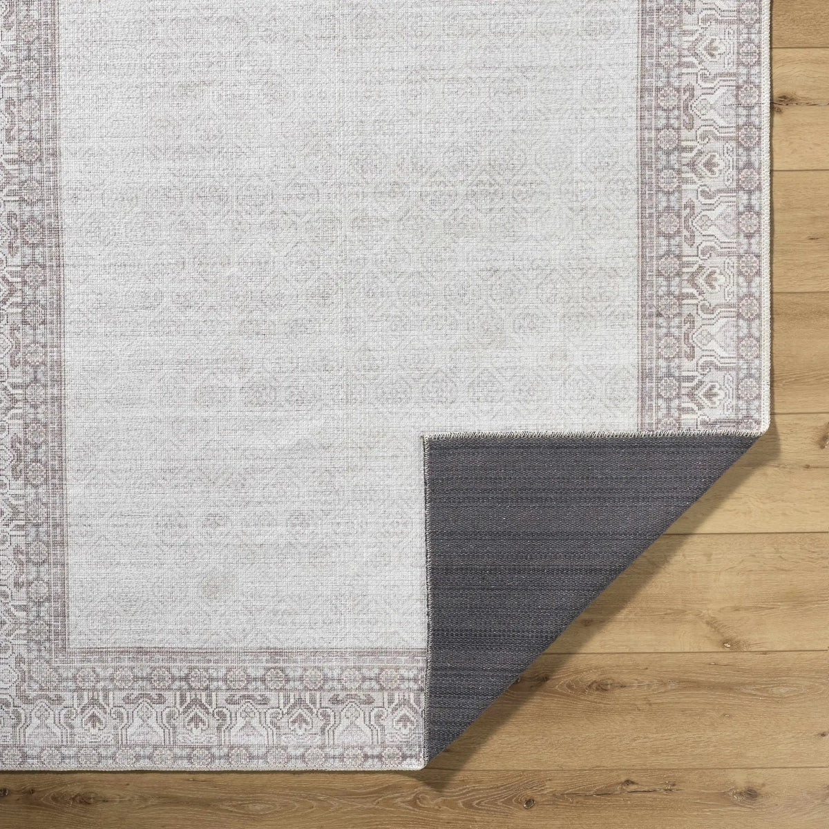 Rainier Cottage Border Brown Washable Rug | Our PNW Home X Livabliss, photo 4 of 8