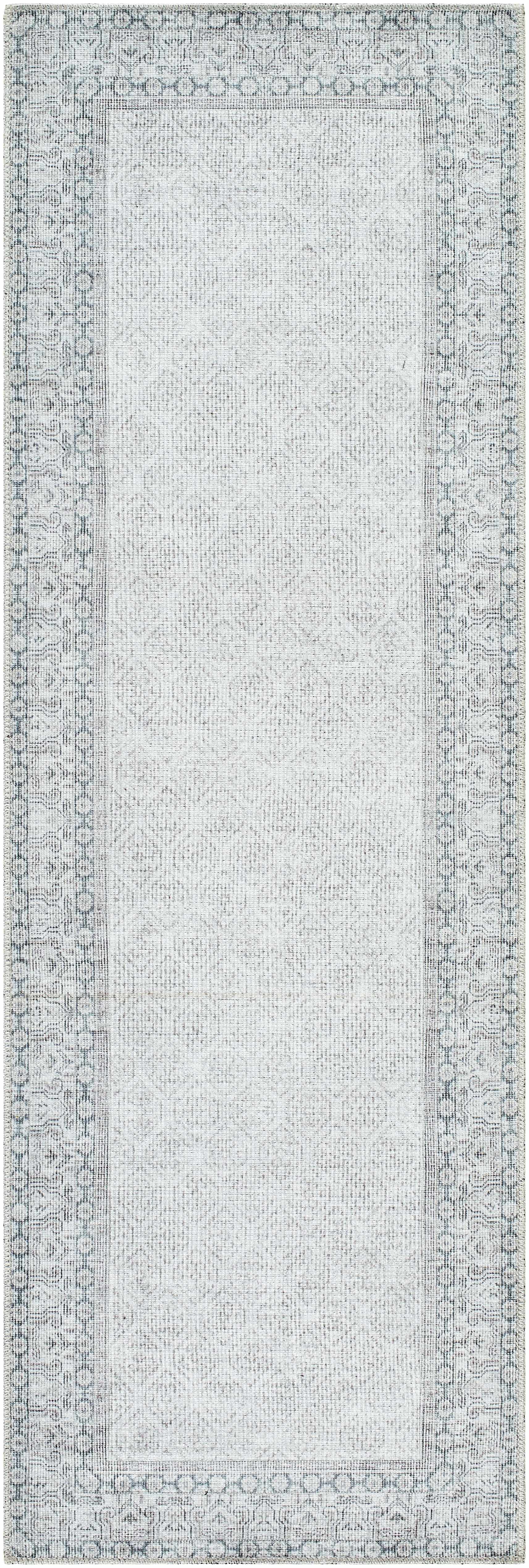 Rainier Cottage Border Gray Washable Rug | Our PNW Home X Livabliss by Boutique Rugs