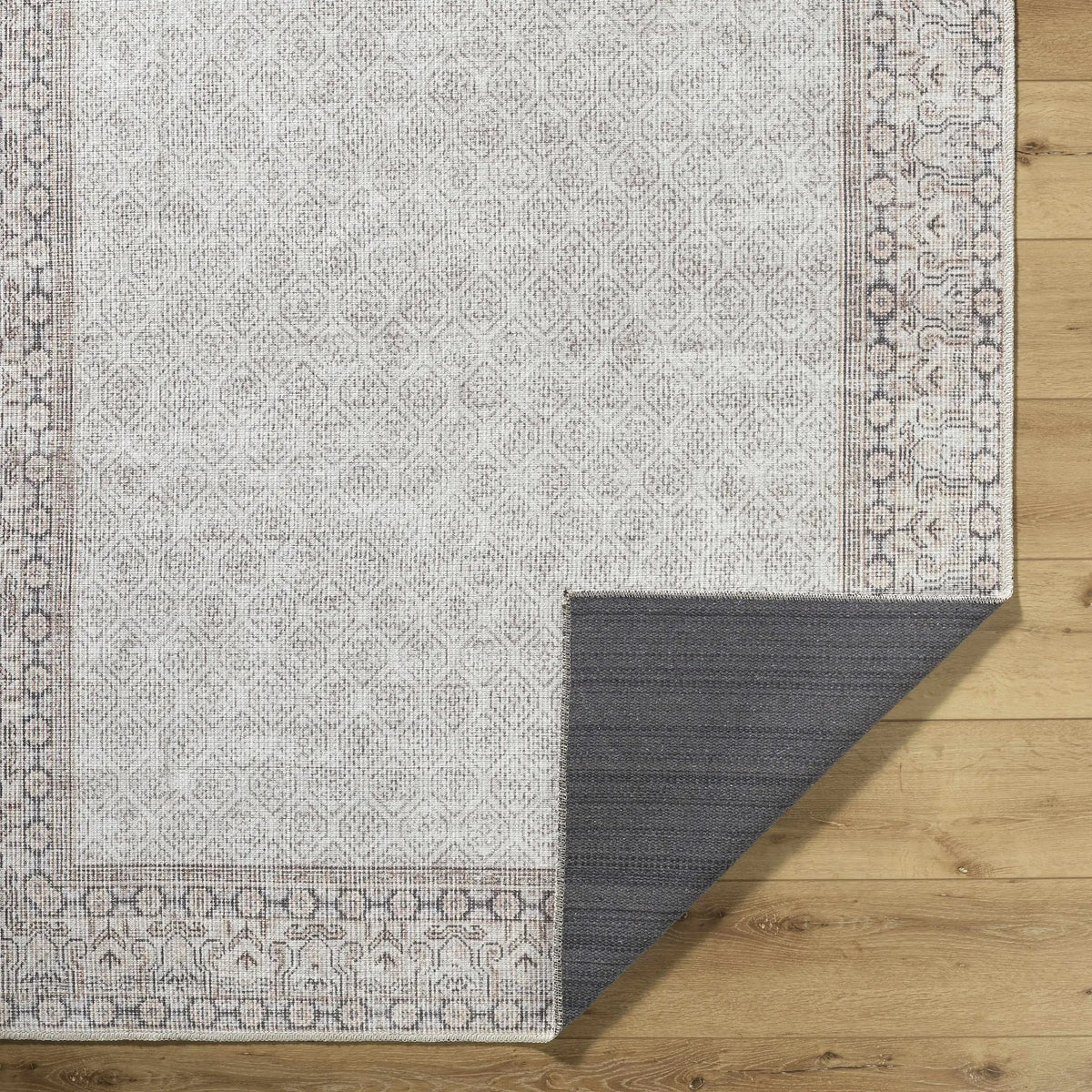 Rainier Cottage Border Beige Washable Rug | Our PNW Home X Livabliss, photo 6 of 10