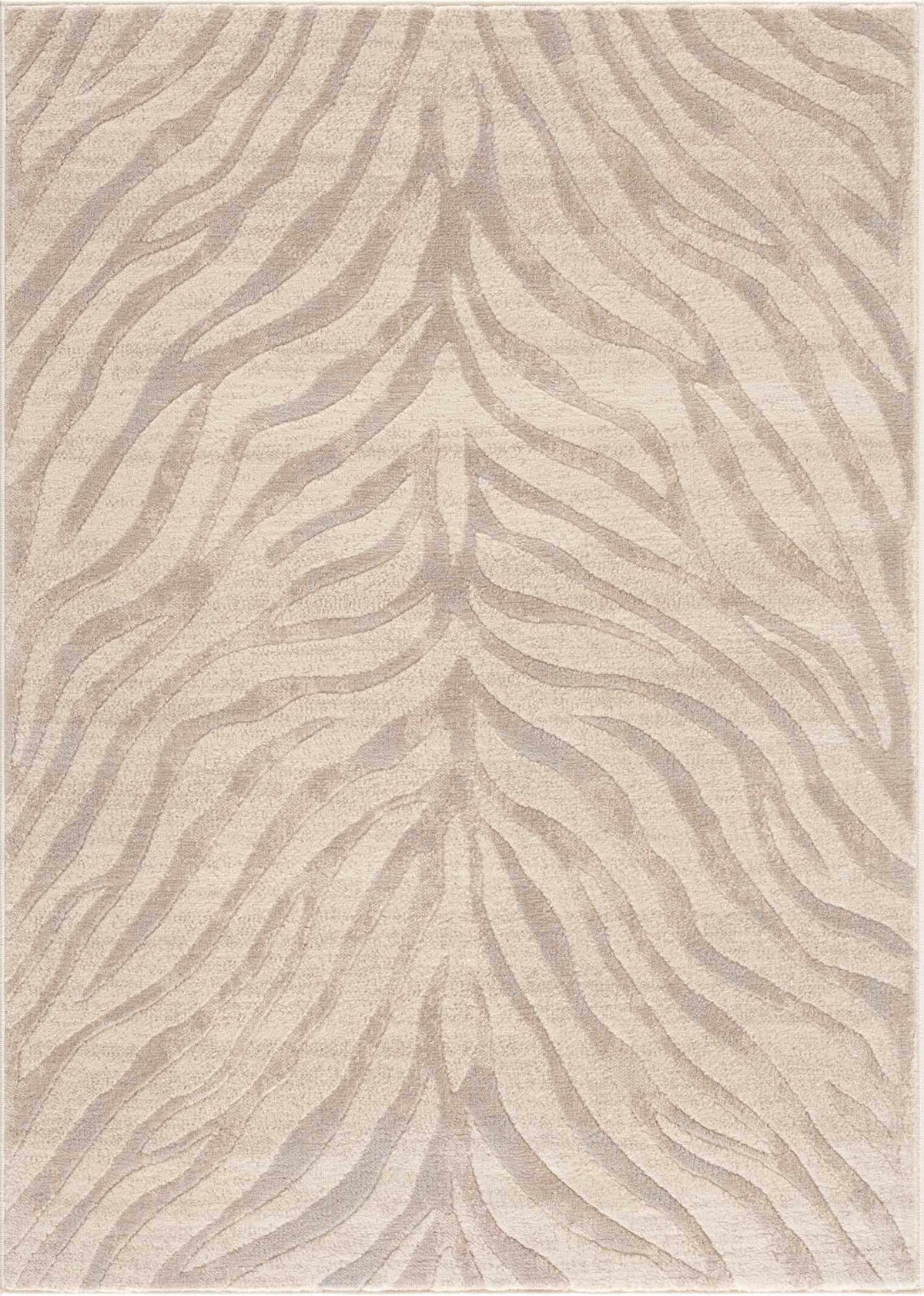 Beige Manteca Zebra Print Area Rug, photo 2 of 16