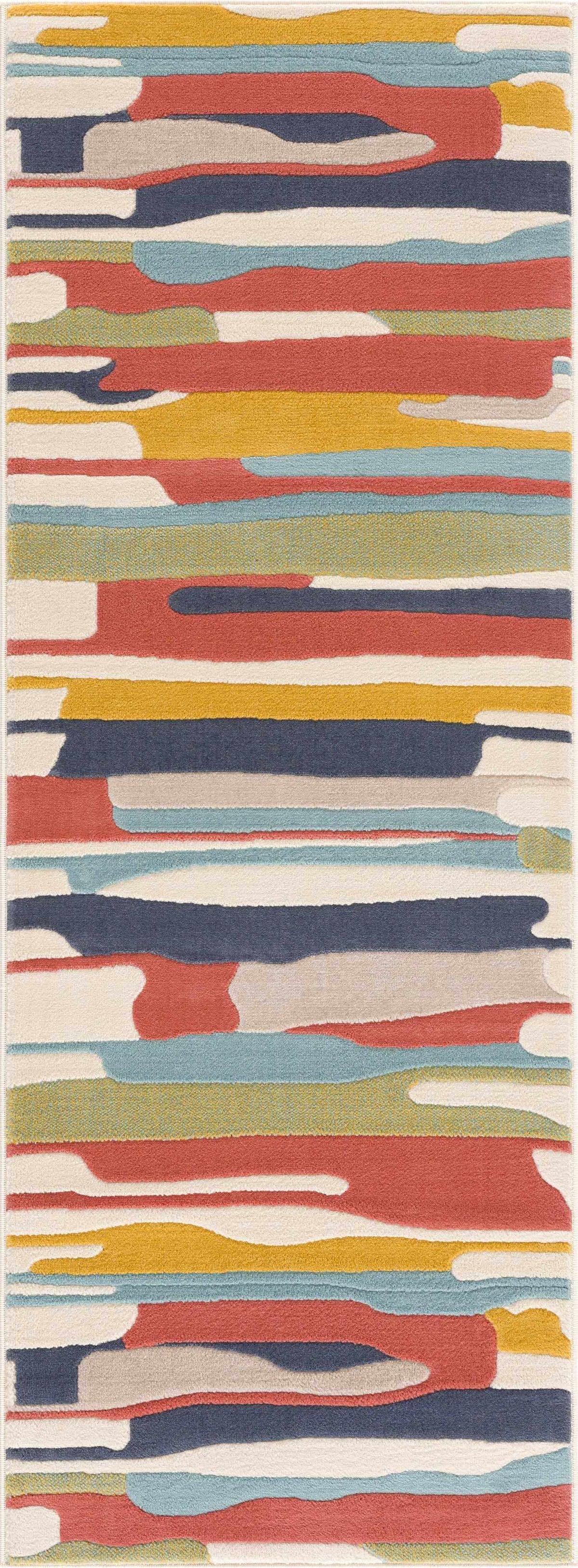 Southfields Colorful Modern Area Carpet, photo 13 of 20