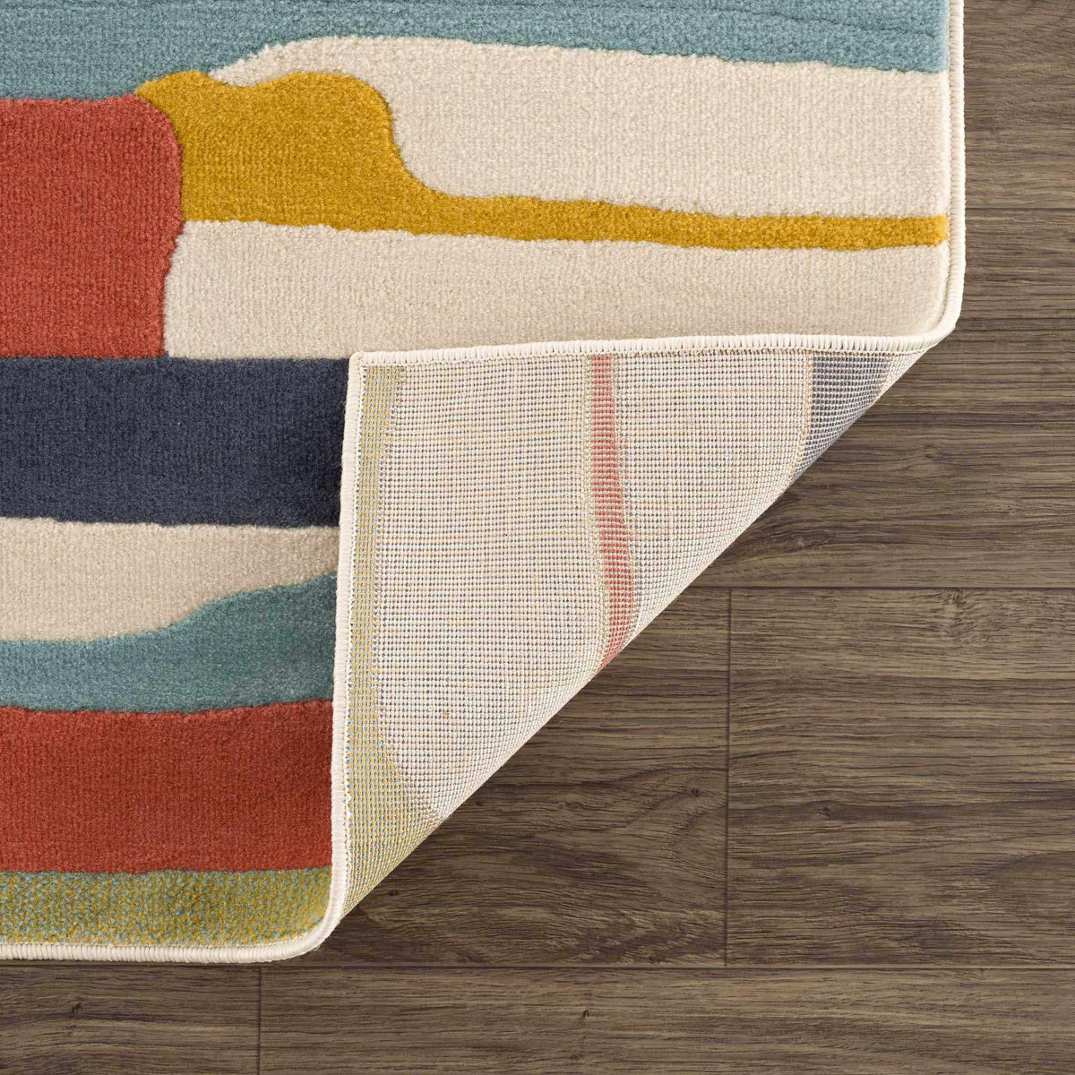 Southfields Colorful Modern Area Carpet, photo 7 of 20