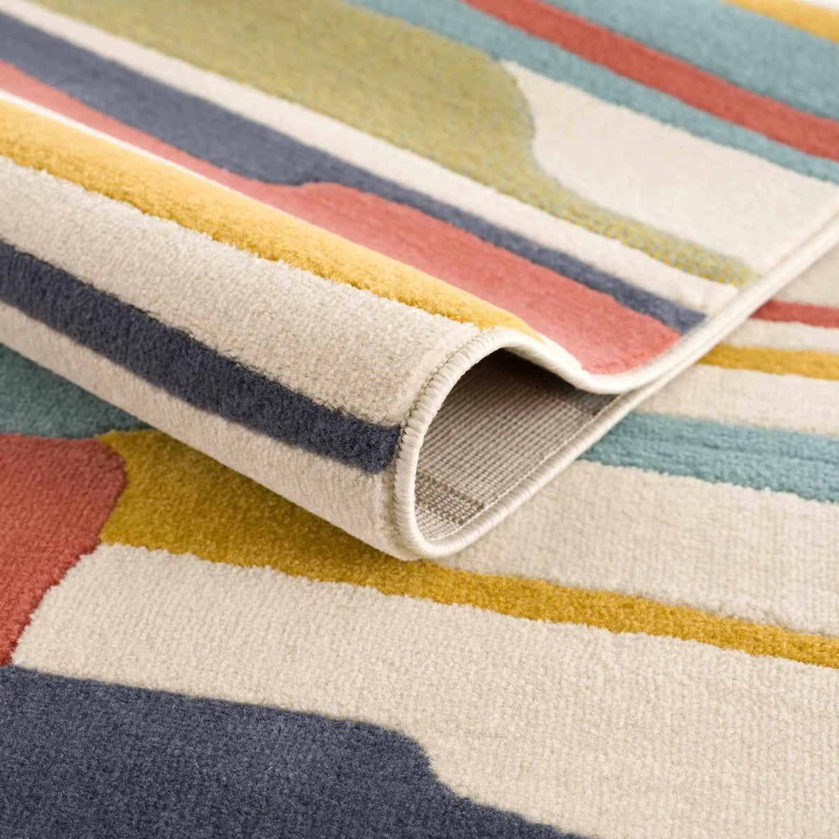 Southfields Colorful Modern Area Carpet, photo 8 of 20