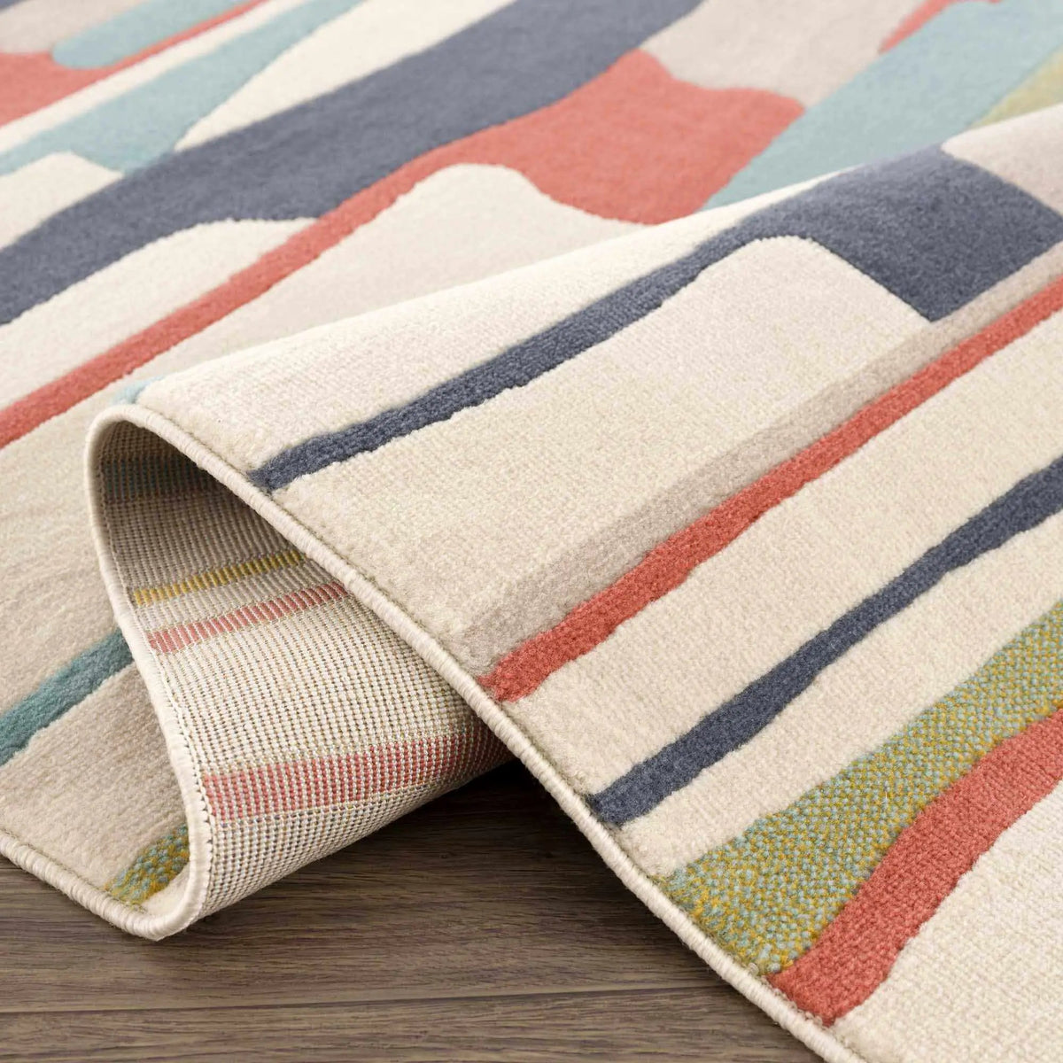 Southfields Colorful Modern Area Carpet, photo 9 of 20