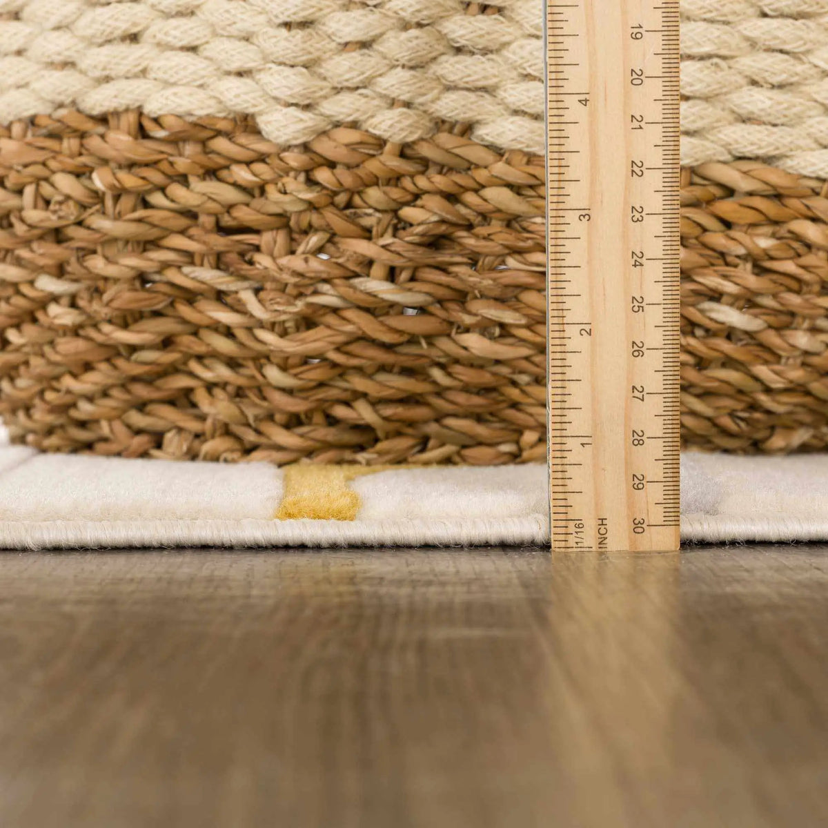 Southfields Mustard Modern Rug, photo 15 of 17